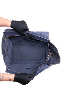 CELINE TRAPEZE LARGE MARINE & CARAMEL