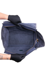 CELINE TRAPEZE LARGE MARINE & CARAMEL