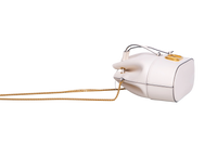 VALENTINO MINI BUCKET BAG IN NAPPA VLOGO LIGHT IVORY