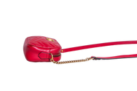 GUCCI MINI CAMERA BAG GG MARMONT RED