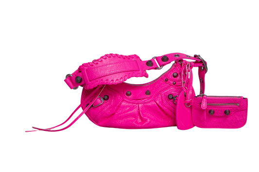 BALENCIAGA LE CAGOLE XS PINK NEON