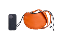 CHLOE SMALL MATE HOBO ORANGE