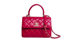 CHANEL TRENDY CC SMALL LAMBSKIN CHERRY