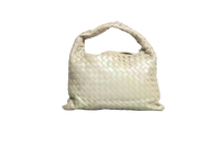 BOTTEGA HOP SMALL INTRECCIATO TRAVERTINE
