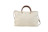 GUCCI BAMBOO SHOPPER TOTE OFF WHITE