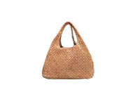 BOTTEGA CAMPANA MEDIUM SUEDE CARAMEL