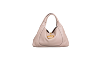 GUCCI SOFTBIT MAXI GRAINY LEATHER TAUPE