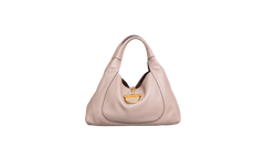 GUCCI SOFTBIT MAXI GRAINY LEATHER TAUPE