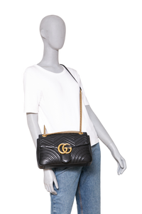 GUCCI GG MARMONT MEDIUM BLACK