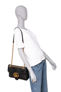 GUCCI GG MARMONT MEDIUM BLACK