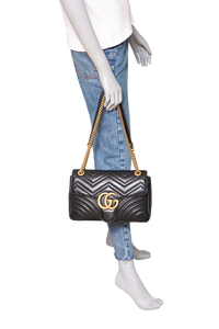 GUCCI GG MARMONT MEDIUM BLACK