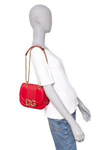 D&G DG AMORE CROSSBODY LEATHER RED