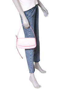 BALENCIAGA GHOST SLING CROCO EMBOSSED PINK