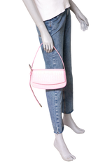 BALENCIAGA GHOST SLING CROCO EMBOSSED PINK