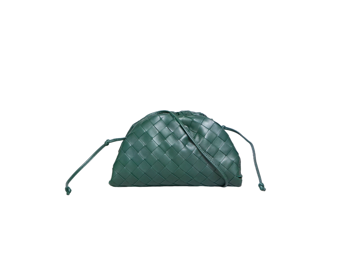BOTTEGA MINI POUCH INTRECCIATO RAINTREE