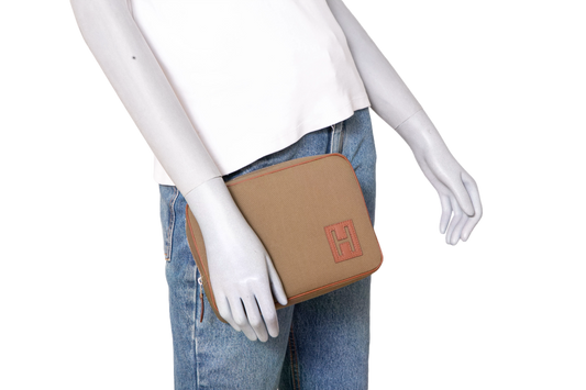 HERMÈS CHAPITRE CASE SMALL COTTON KHAKI