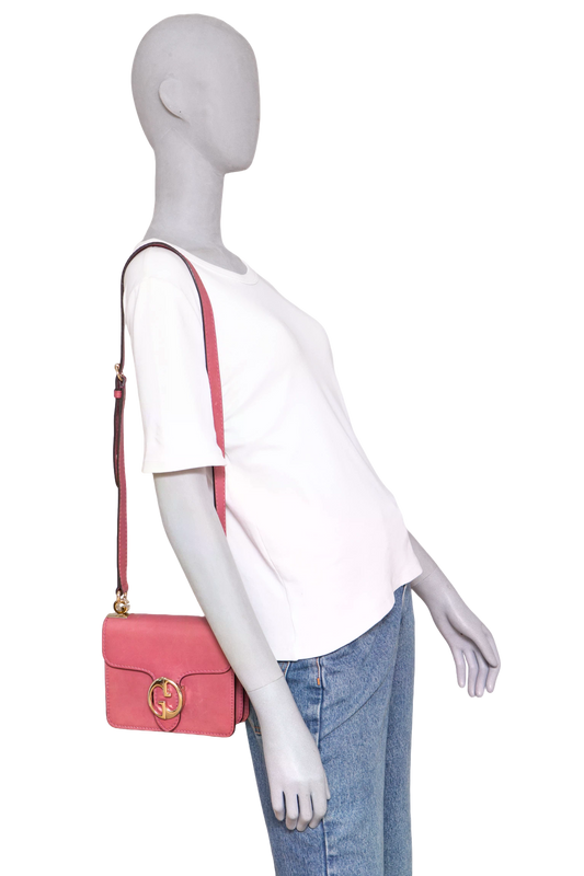 GUCCI SMALL 1973 LEATHER PINK