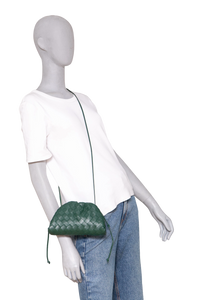 BOTTEGA MINI POUCH INTRECCIATO RAINTREE