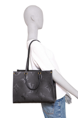LV ONTHEGO MM MONOGRAM EMPREINTE BLACK