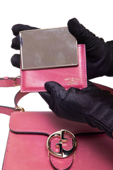 GUCCI SMALL 1973 LEATHER PINK