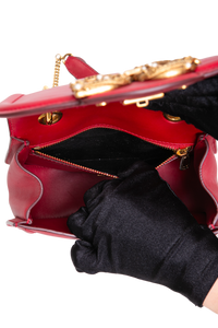 D&G DG AMORE CROSSBODY LEATHER RED