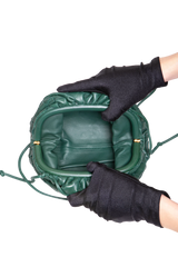 BOTTEGA MINI POUCH INTRECCIATO RAINTREE