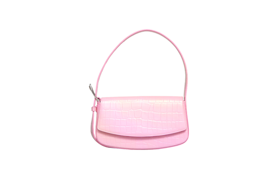 BALENCIAGA GHOST SLING CROCO EMBOSSED PINK