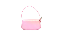 BALENCIAGA GHOST SLING CROCO EMBOSSED PINK
