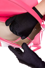 VALENTINO ROCKSTUD SPIKE MEDIUM BRIGHT PINK/WHITE