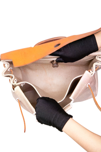 HERMÈS HERBAG ZIP 39 MM TOILE VACHE CALFSKIN NATURAL