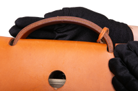 HERMÈS HERBAG ZIP 39 MM TOILE VACHE CALFSKIN NATURAL