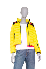 MONCLER ISSARLES GIUBBOTTO JACKET INFANTIL 12 YELLOW/PINK