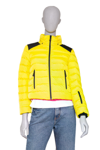 MONCLER ISSARLES GIUBBOTTO JACKET INFANTIL 12 YELLOW/PINK