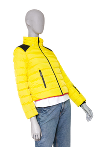MONCLER ISSARLES GIUBBOTTO JACKET INFANTIL 12 YELLOW/PINK