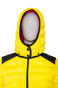 MONCLER ISSARLES GIUBBOTTO JACKET INFANTIL 12 YELLOW/PINK
