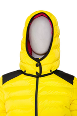 MONCLER ISSARLES GIUBBOTTO JACKET INFANTIL 12 YELLOW/PINK