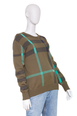 BURBERRY SWEATER WOOL CREWNECK HOUSE CHECK