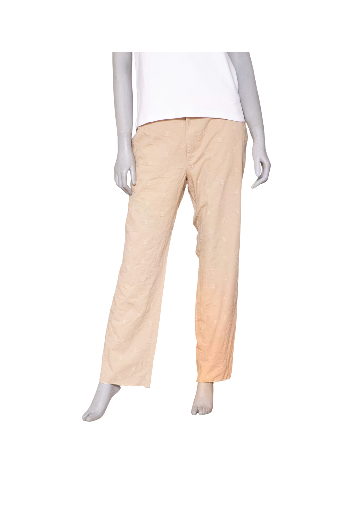 LV PANTS BLASON JACQUARD CHINO BEIGE