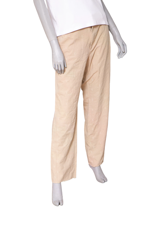 LV PANTS BLASON JACQUARD CHINO BEIGE