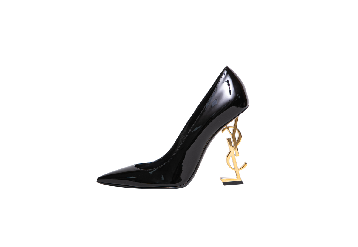 YSL SCARPIN OPYUM 110 PATENT BLACK - 37 BR