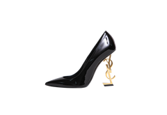 YSL SCARPIN OPYUM 110 PATENT BLACK - 37 BR
