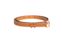 HERMÈS BELT POP H 15 EPSOM GOLD - ROSE GOLD