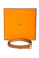 HERMÈS BELT POP H 15 EPSOM GOLD - ROSE GOLD