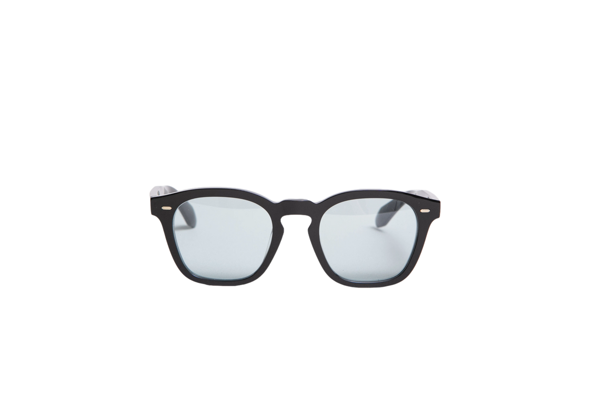 OLIVER PEOPLES SQUARE ACETATE BLACK DIAMOND/CRYSTAL CARBON GREY