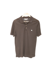 BURBERRY SHIRT POLO COTTON OLIVE GREEN