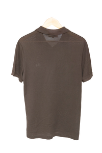 BURBERRY SHIRT POLO COTTON OLIVE GREEN