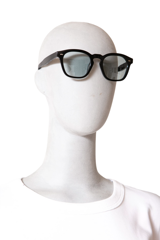OLIVER PEOPLES SQUARE ACETATE BLACK DIAMOND/CRYSTAL CARBON GREY