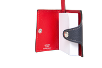 HERMÈS ULYSSE NANO LEATHER BLEU SAPHIR/ROUGE DE COEUR
