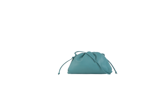 BOTTEGA MINI POUCH TURQUOISE