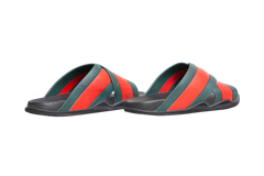 GUCCI SLIDE CRISS CROSS RUBBER WEB BLACK - 41/42 BR